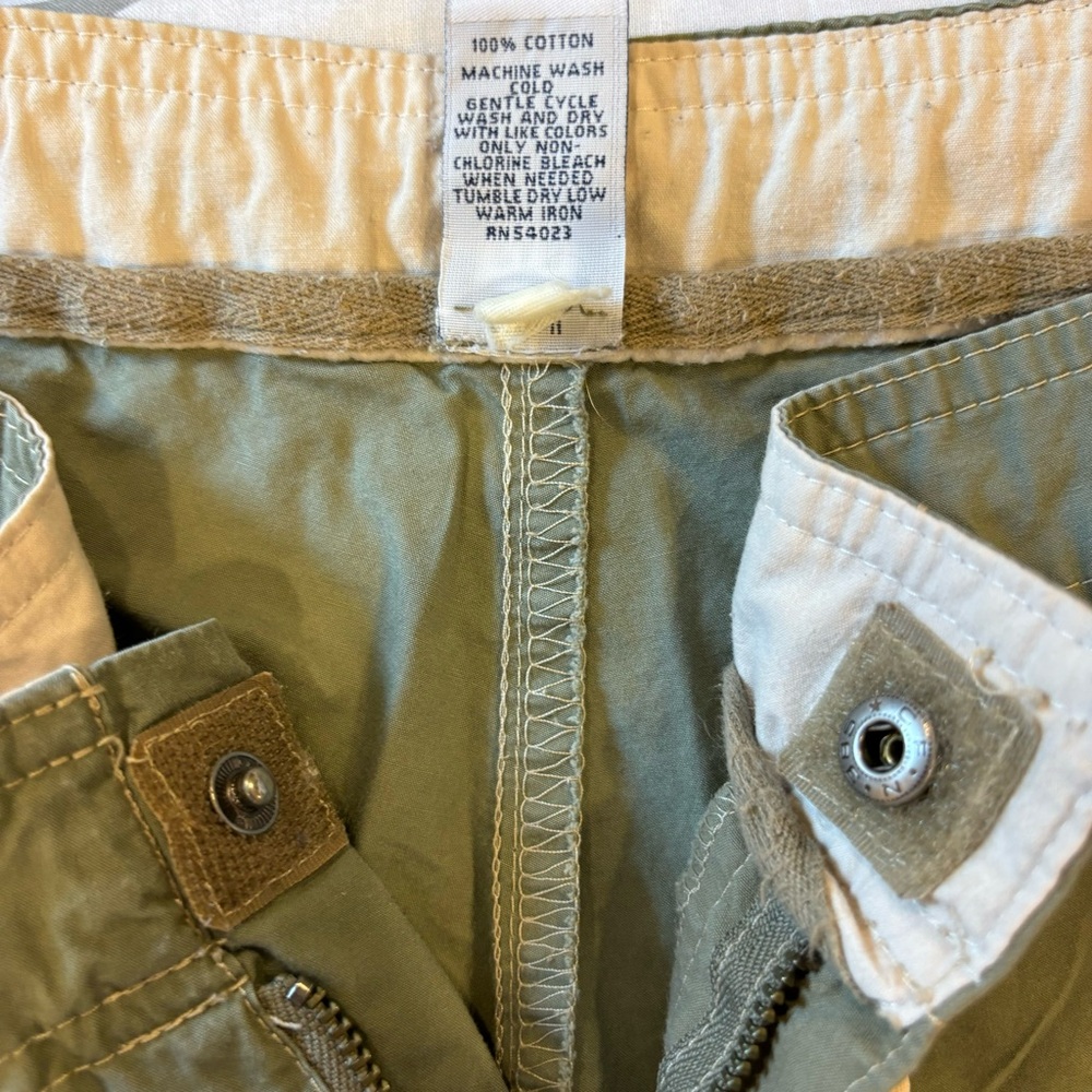 GAP Olive Green Drawstring Utility Pants Size 8 - Picture 6 of 6